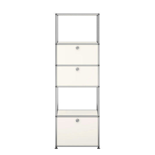 USM Tall Storage | White Lacquer Panels