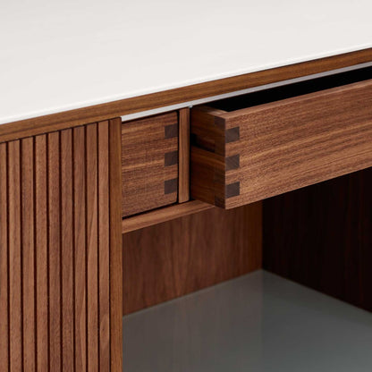 Tambour Cabinet AK2740 | Walnut