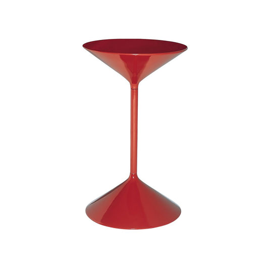 Tempo Side Table | Amaranth Glossy Lacquer Finish