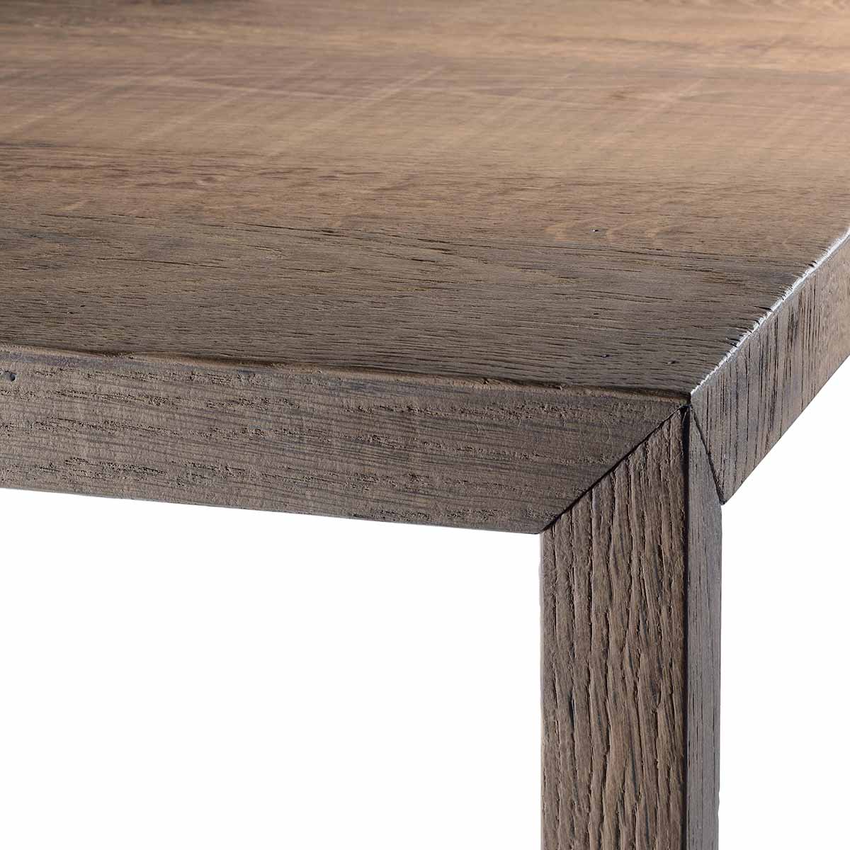 Tense Material Table | Natural Oak Wrapped Top and Legs