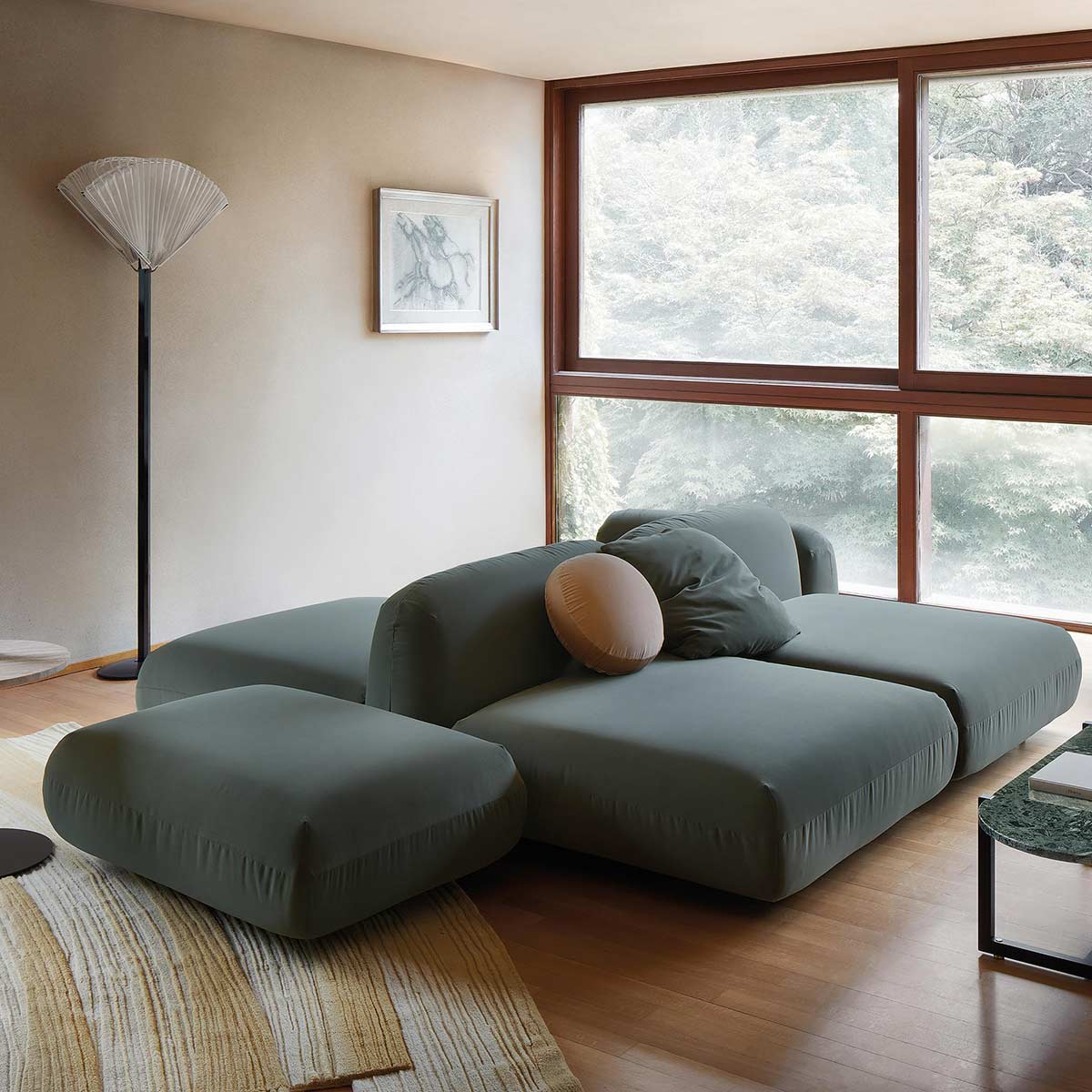 Tokio Configuration T01 | Grey Lama 08 Fabric