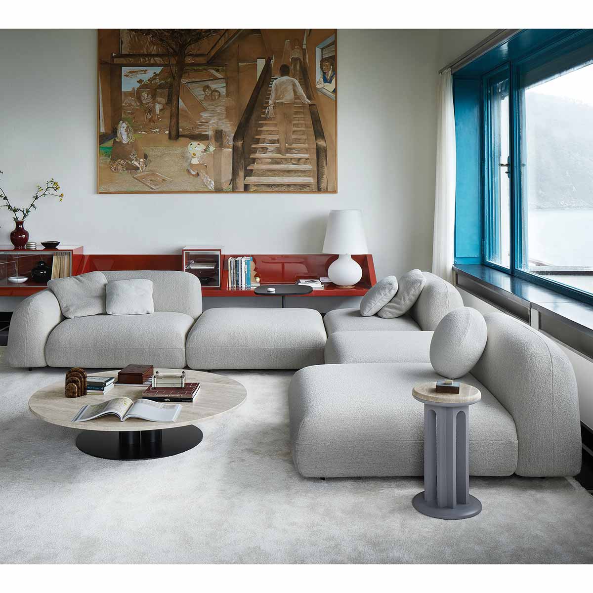 Tokio Configuration T10 | Light Grey Lama 801 Fabric