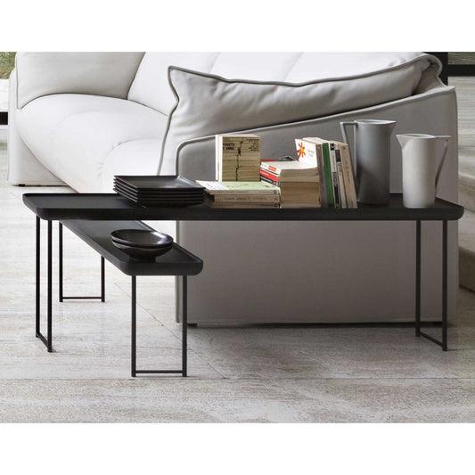 Torei Table Large Rectangle | Black Stained Ash Top