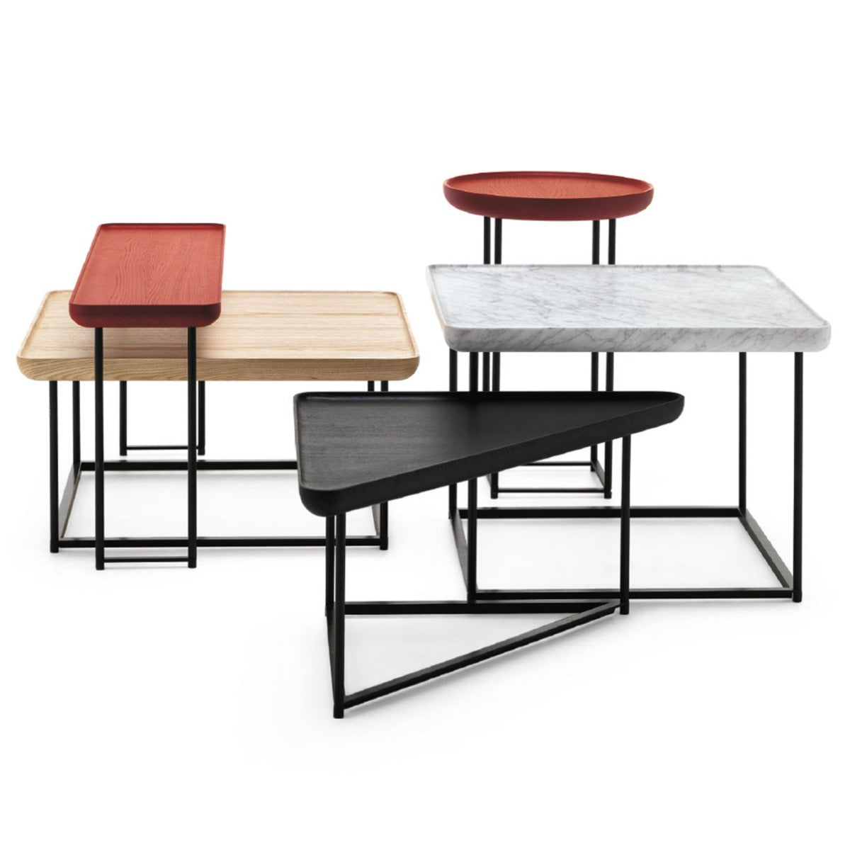 Torei Table Round | Black Stained Ash Top
