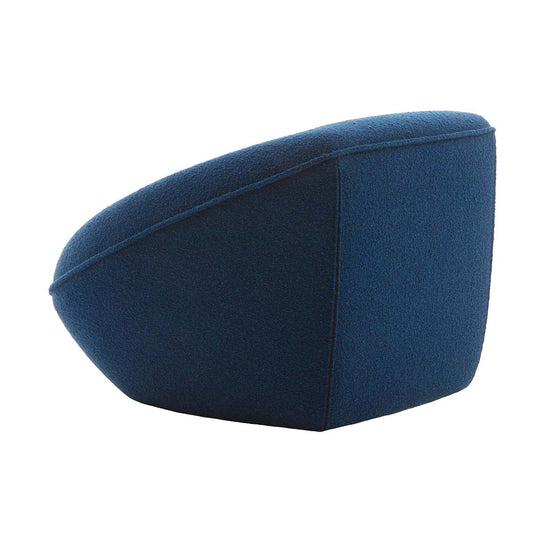 Tortello Armchair | Light Blue Lusso Lissy Fabric Upholstery