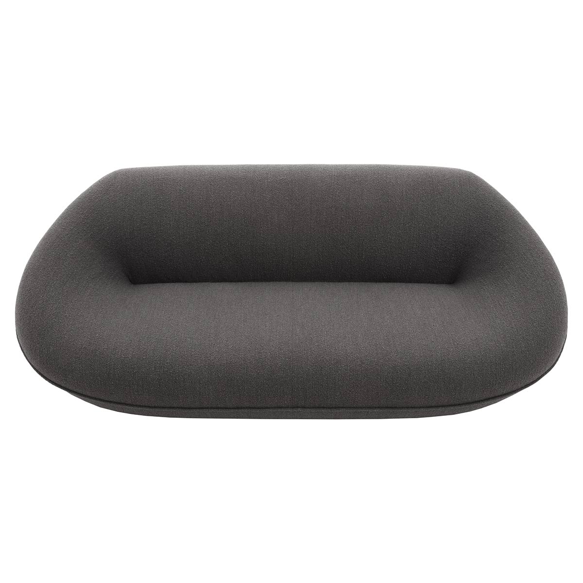 Tortello Sofa | Burgundy Lusso Lissy Fabric Upholstery