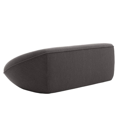Tortello Sofa | Burgundy Lusso Lissy Fabric Upholstery