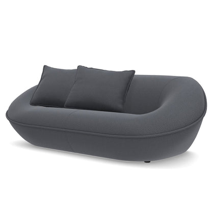 Tortello Sofa | Burgundy Lusso Lissy Fabric Upholstery
