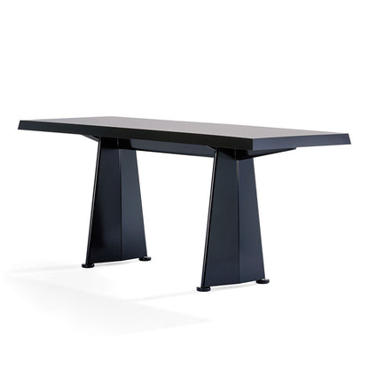 Trapeze Dining Table | Black Laminate
