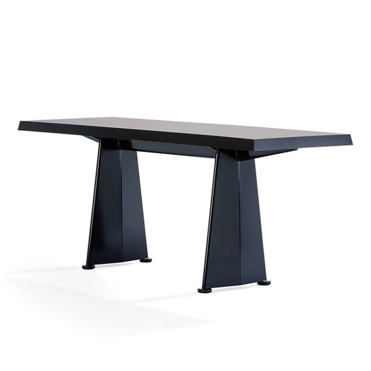 Trapeze Dining Table | Black Laminate