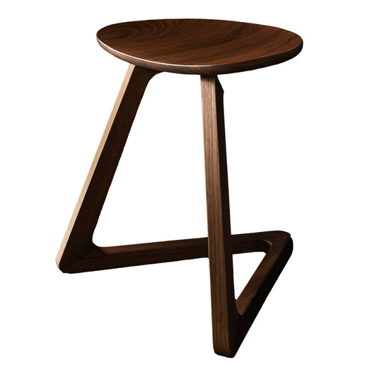 Tri Stool | Ebony Walnut Frame