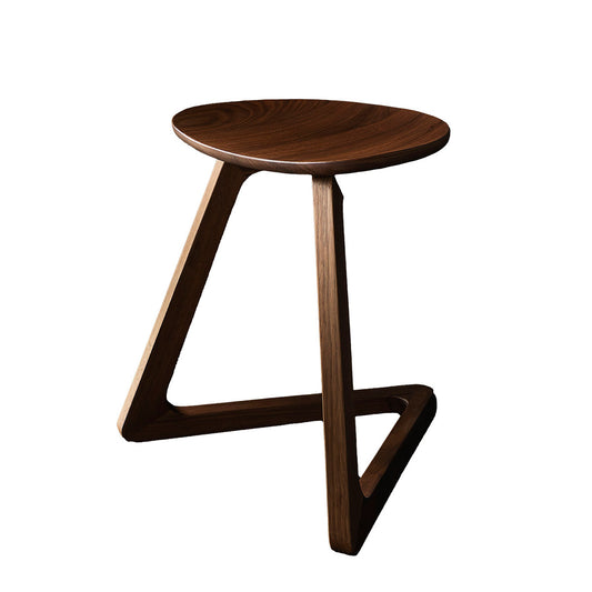 Tri Stool | Ebony Walnut Frame
