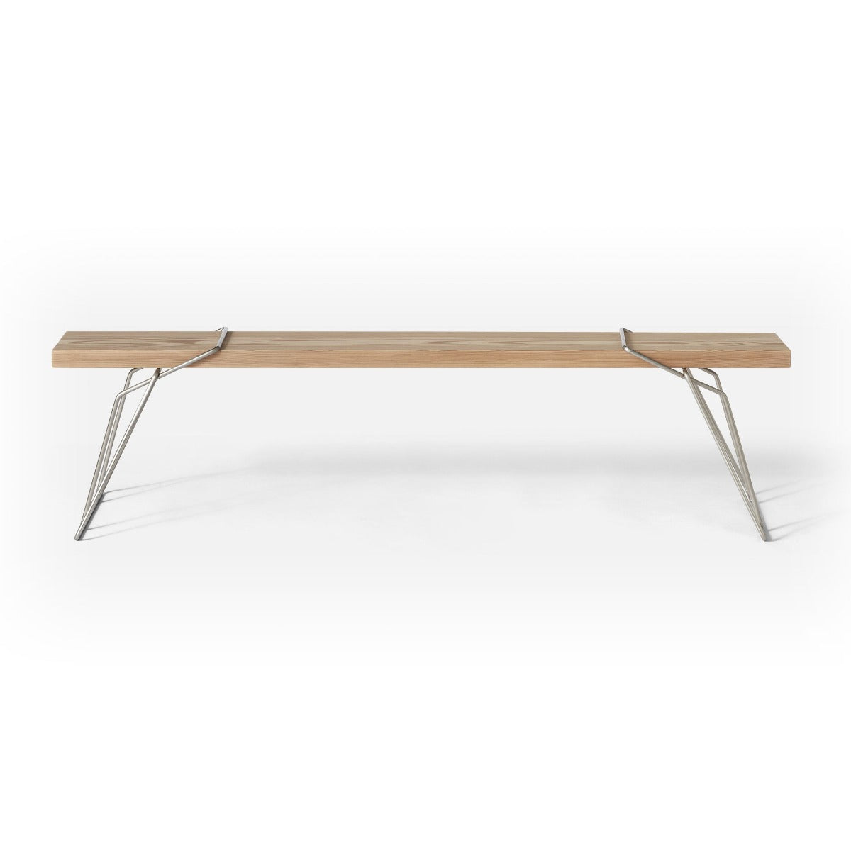 TS Bench | Natural Douglas Pine and Stainless Steel