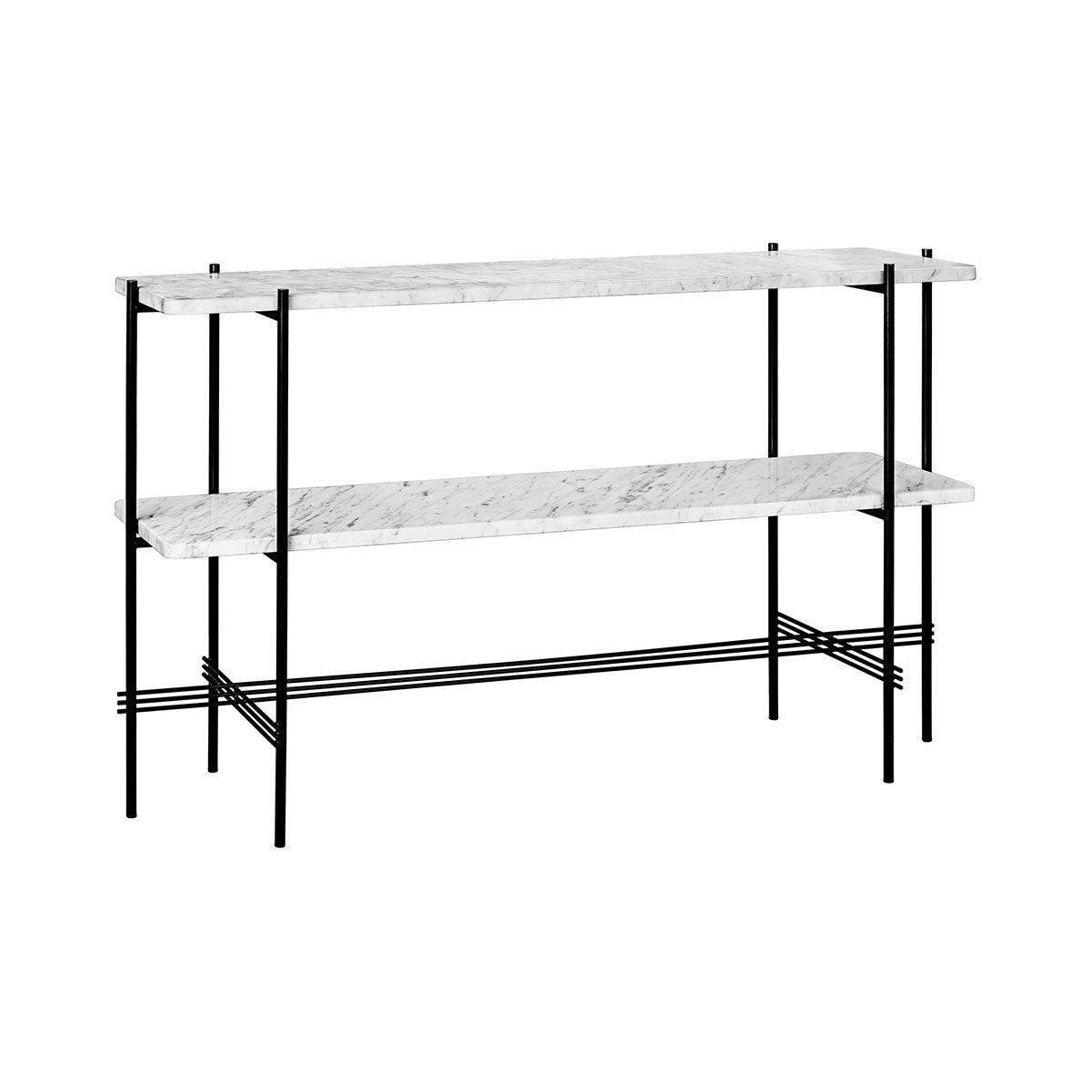 TS Console 2 Shelf | Carrara Marble Shelves