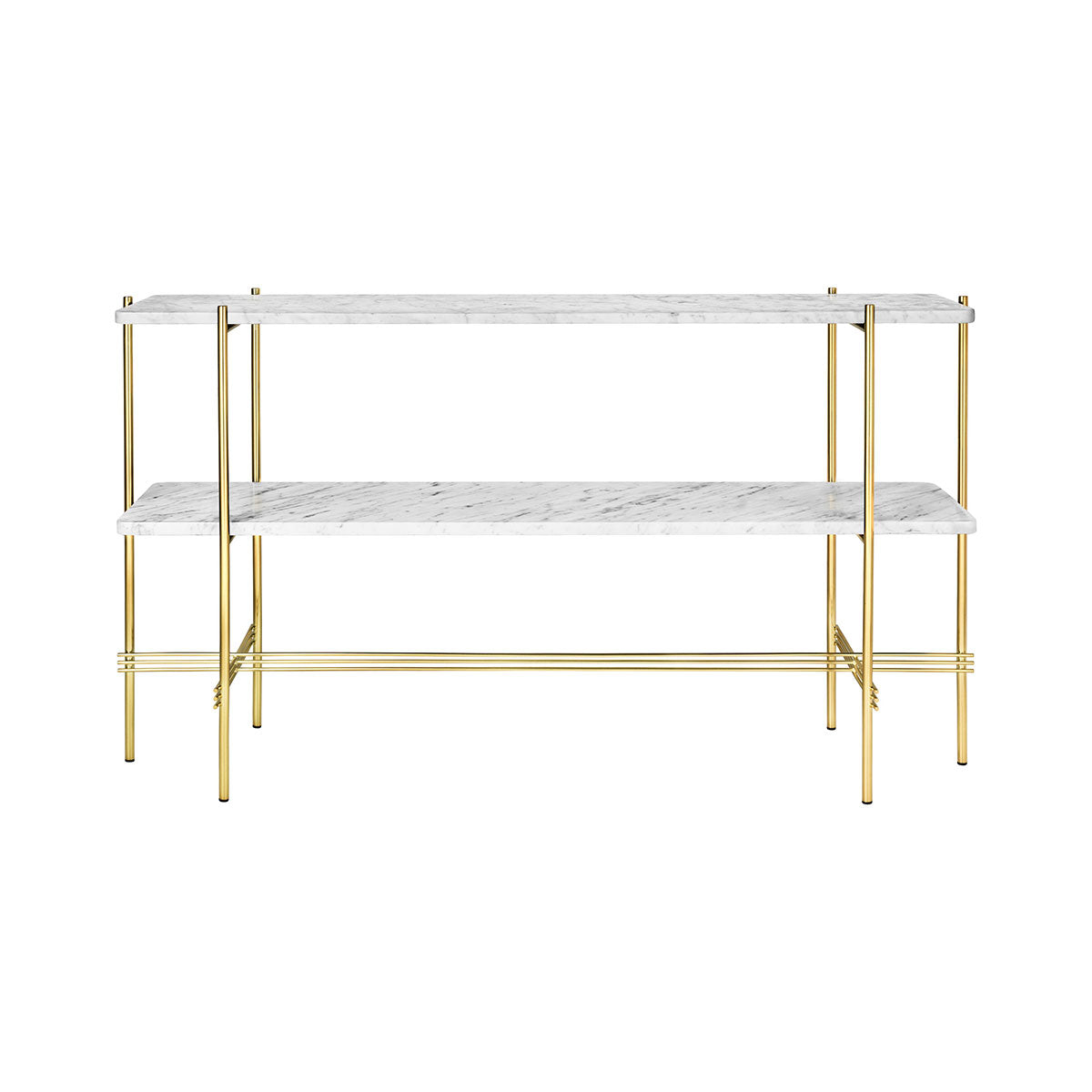TS Console 2 Shelf | Carrara Marble Shelves