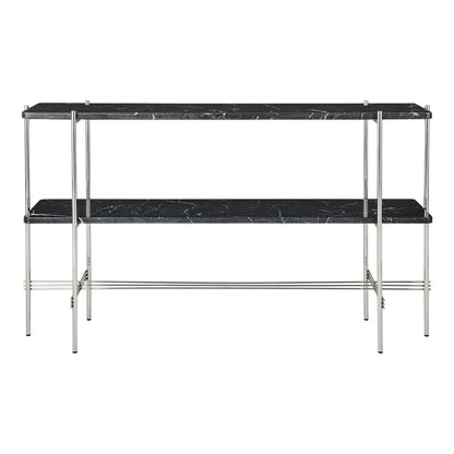 TS Console 2 Shelf | Nero Marquina Marble Shelves