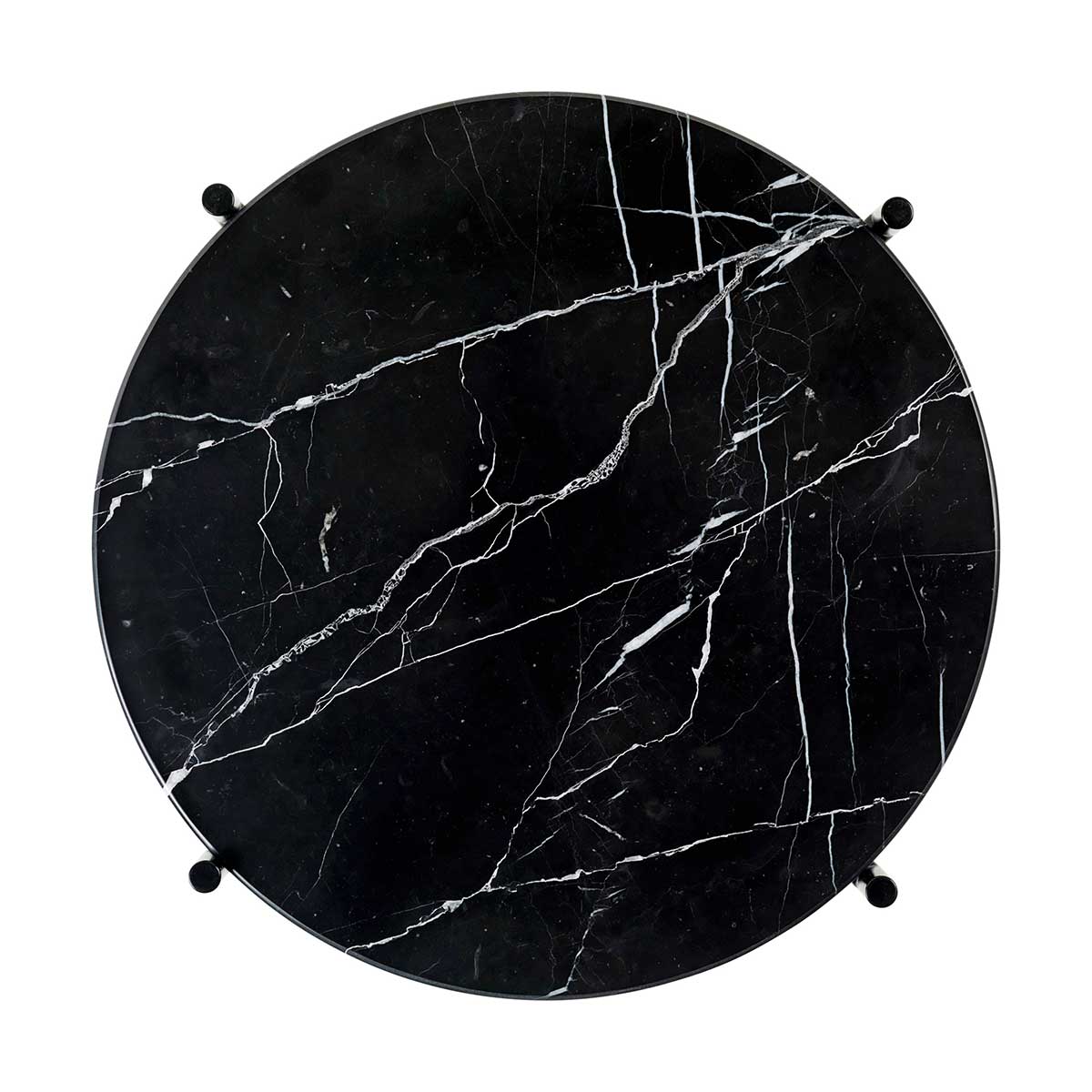 TS Side Table | Nero Marquina Marble Top