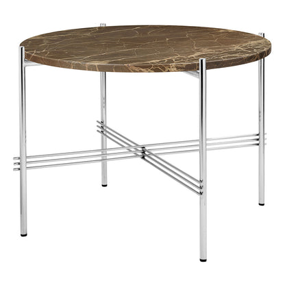TS Coffee Table Small | Brown Emperador Marble Top