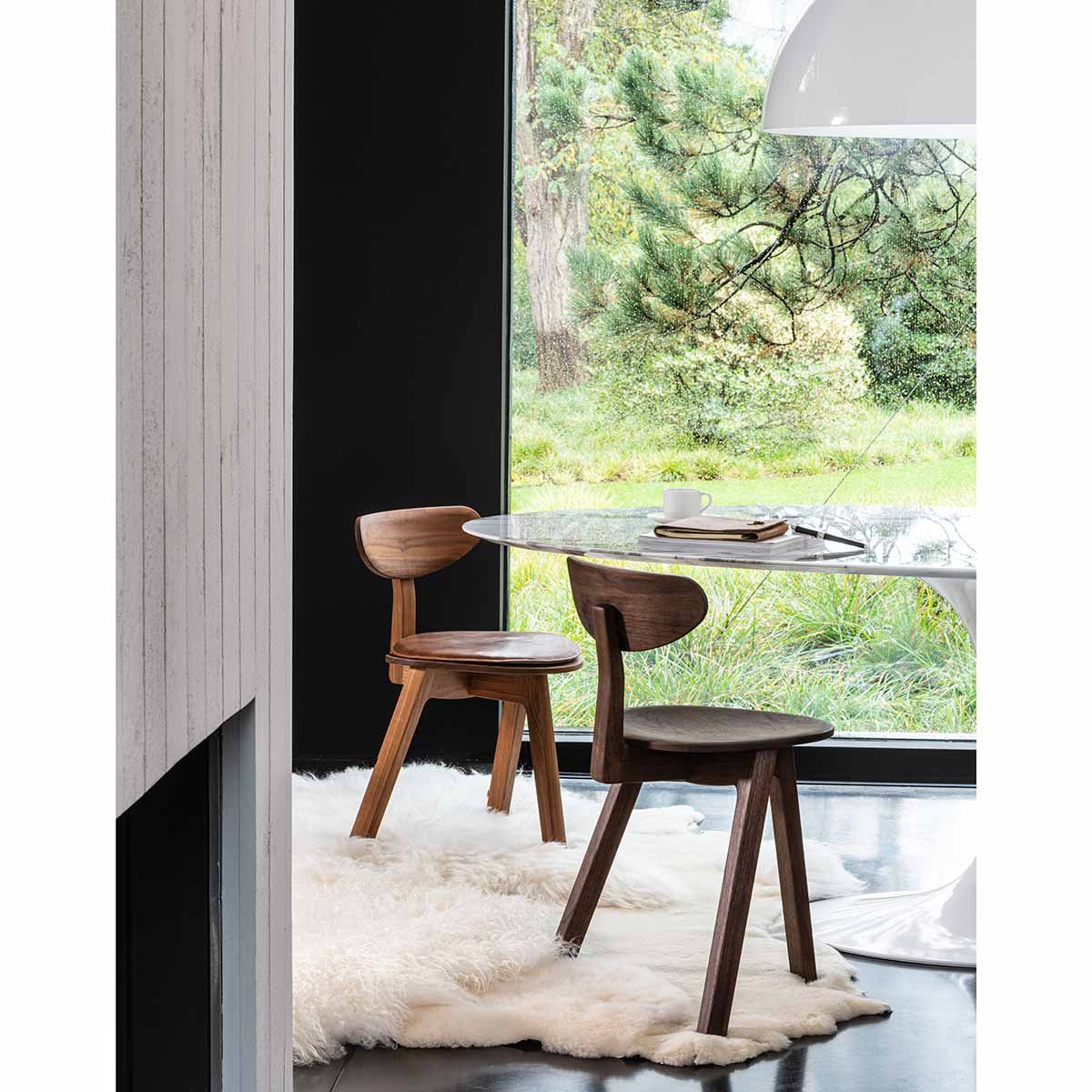Tsumuji Dining Chair | Ebony Walnut Frame