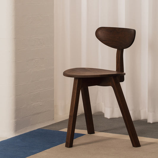 Tsumuji Dining Chair | Ebony Walnut Frame