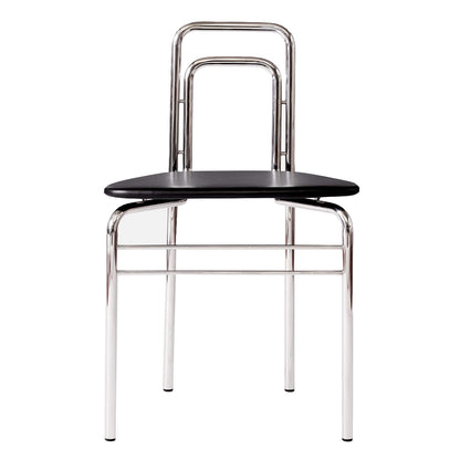Tube Chair | Black Elegance Leather Upholstery