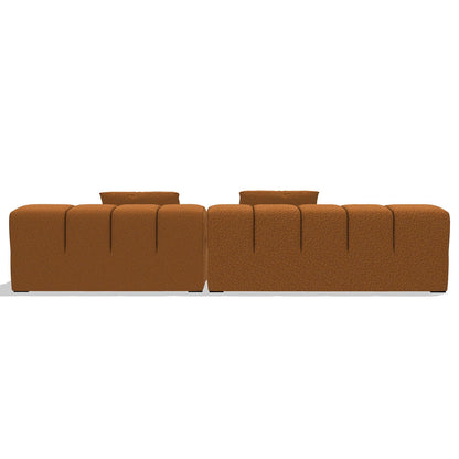 Tufty-Time Sofa 320cm | Ochre Sila 500 Upholstery