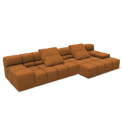 Tufty-Time Sofa 320cm | Ochre Sila 500 Upholstery