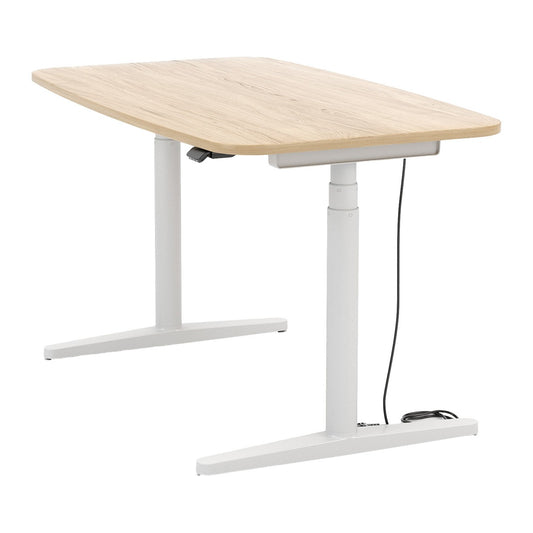 Tyde 2 Home Desk | Light Oak Veneer Top