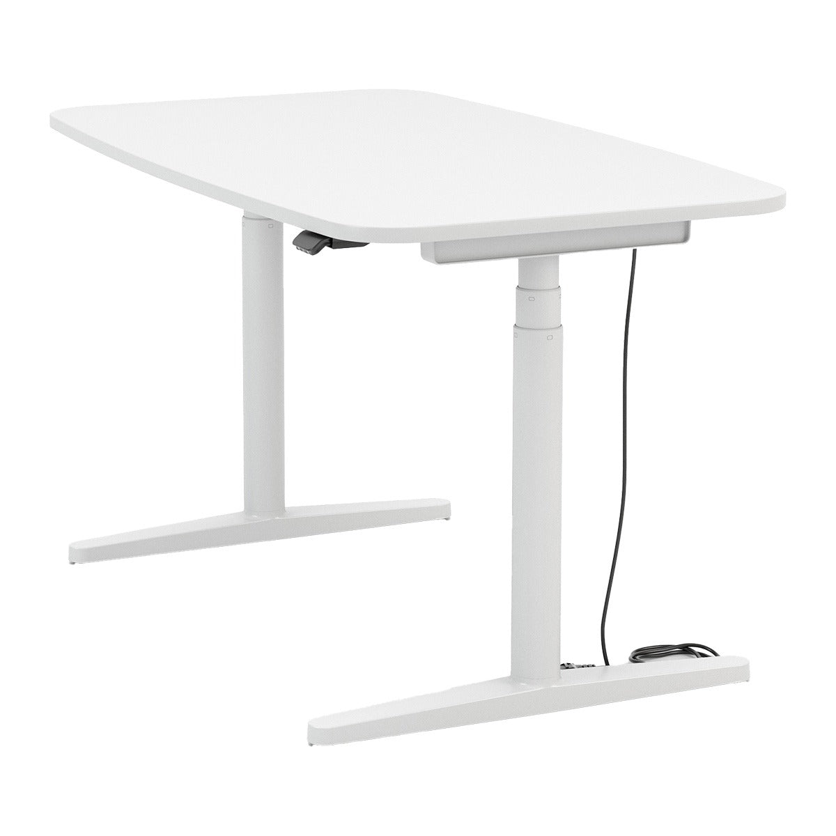 Tyde 2 Home Desk | Soft Light Melamine Top