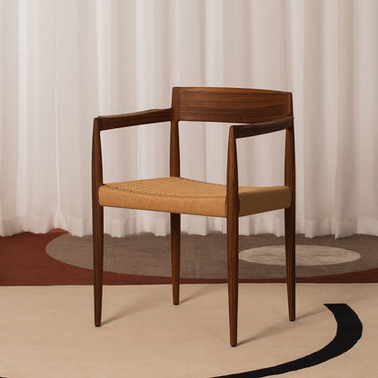 Uni Master Dining Chair | Natural Papercord Seat