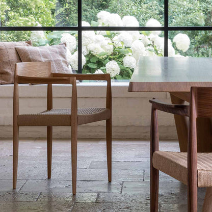 Uni Master Dining Chair | Natural Papercord Seat