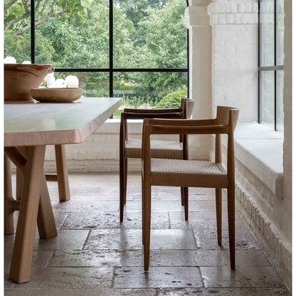 Uni Master Dining Chair | Natural Papercord Seat