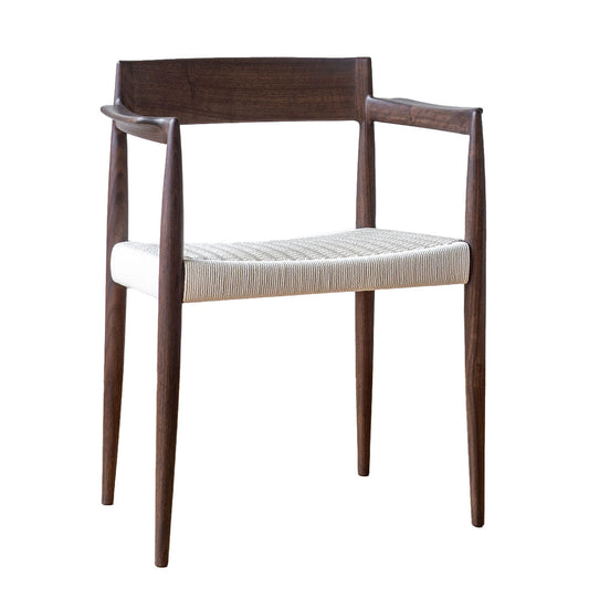 Uni Master Dining Chair | White Papercord Seat