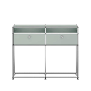 USM Small Narrow Console | Light Grey Lacquer Panels