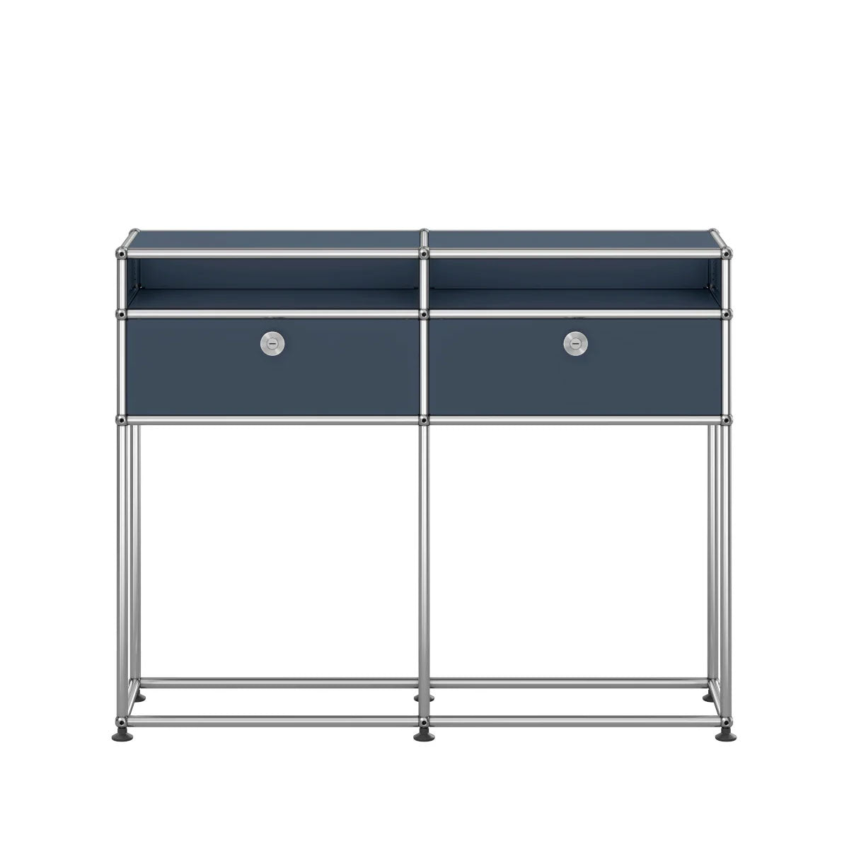 USM Small Narrow Console | Anthracite Lacquer Panels