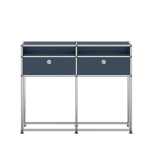 USM Small Narrow Console | Anthracite Lacquer Panels