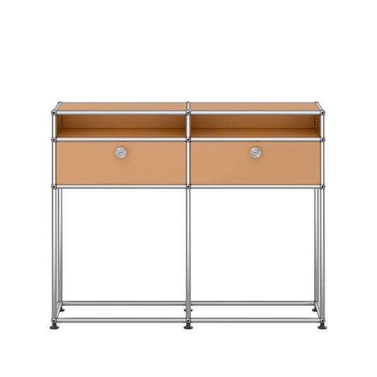 USM Small Narrow Console | Beige Lacquer Panels