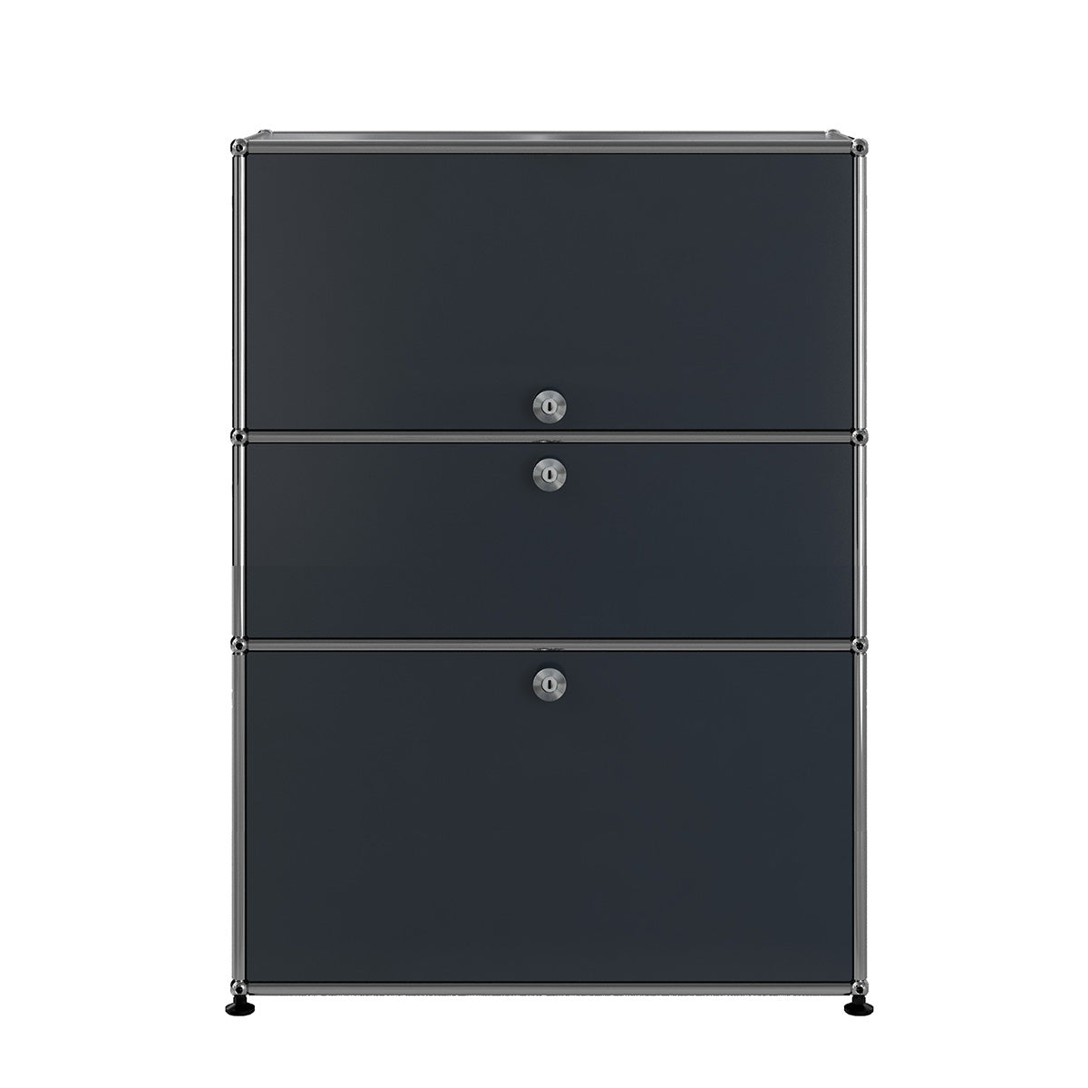 USM Bureau with Drawer | Anthracite Lacquer Panels
