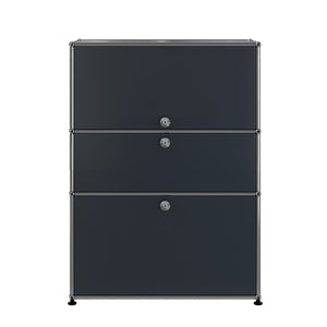 USM Bureau with Drawer | Anthracite Lacquer Panels