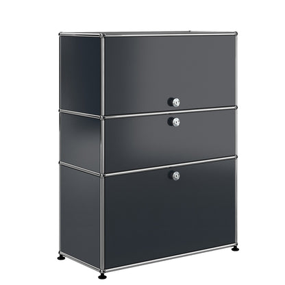 USM Bureau with Drawer | Anthracite Lacquer Panels