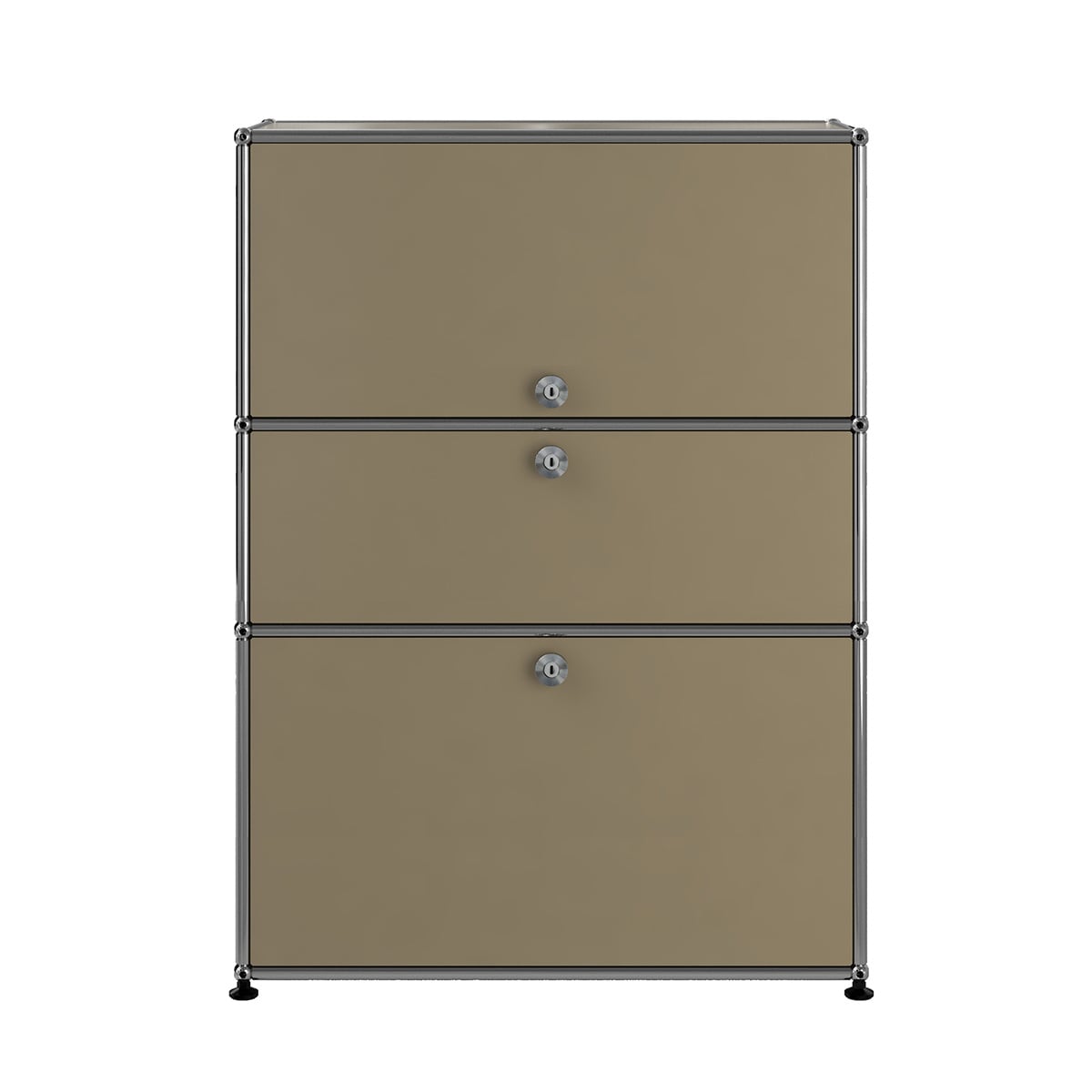 USM Bureau with Drawer | Beige Lacquer Panels