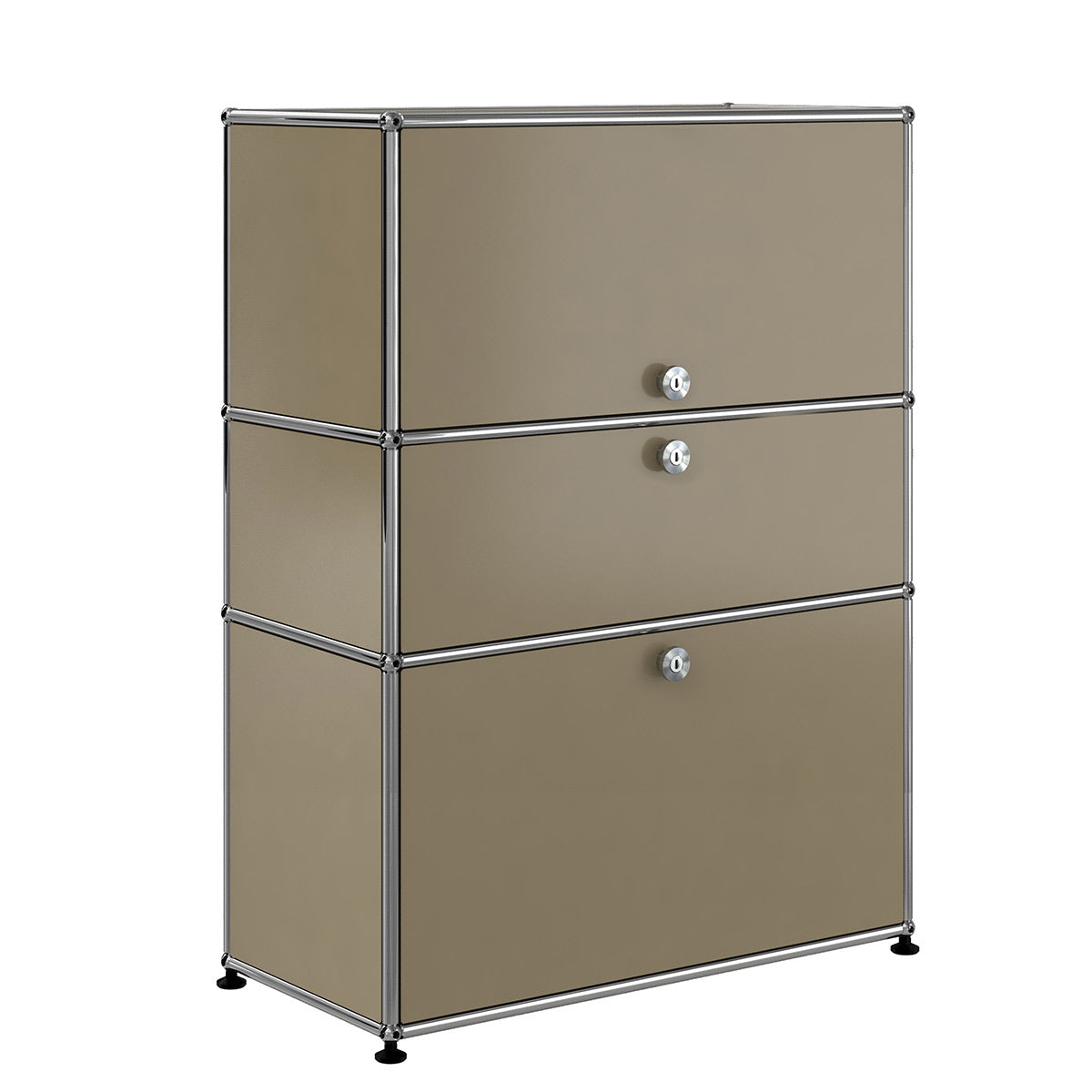 USM Bureau with Drawer | Beige Lacquer Panels