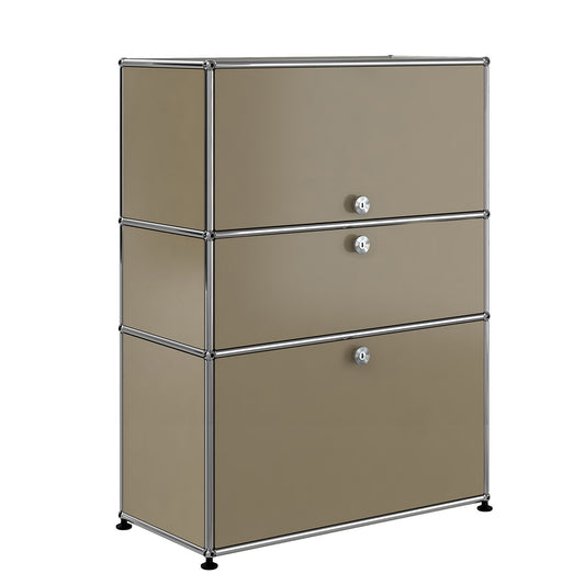 USM Bureau with Drawer | Beige Lacquer Panels