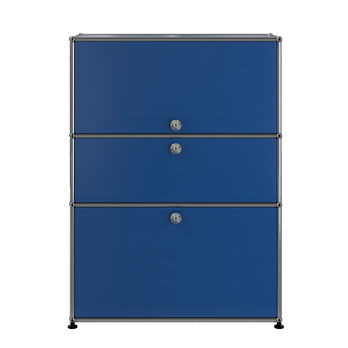 USM Bureau with Drawer | Gentian Blue Lacquer Panels