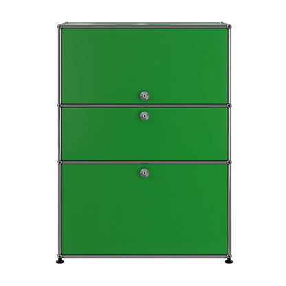USM Bureau with Drawer | Green Lacquer Panels