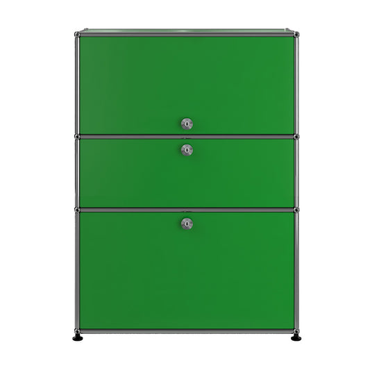 USM Bureau with Drawer | Green Lacquer Panels