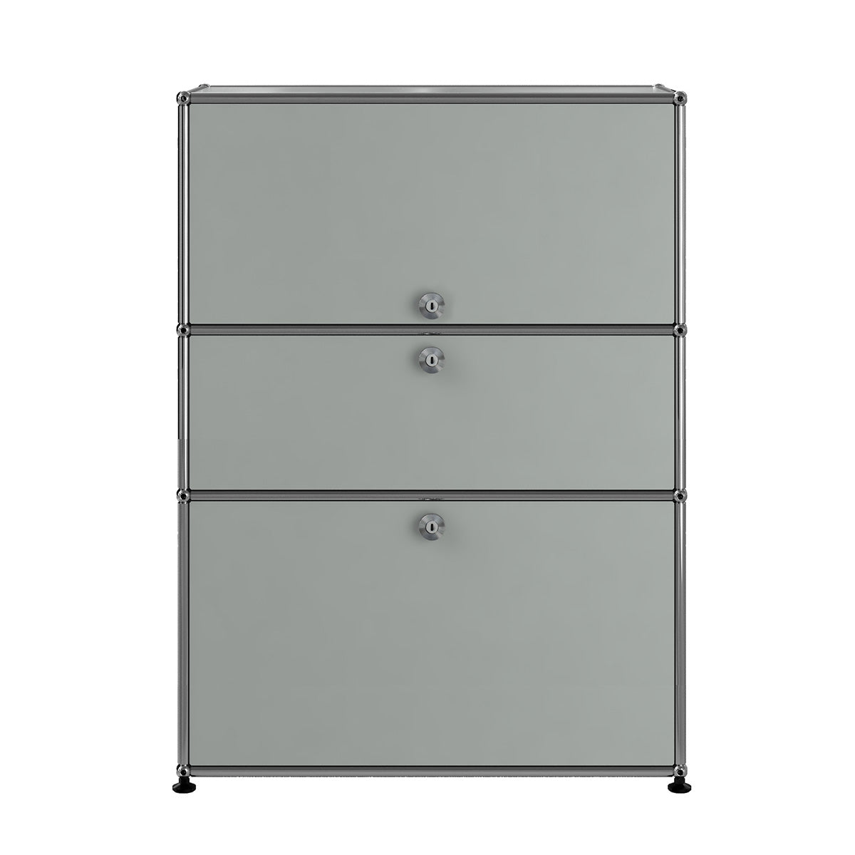 USM Bureau with Drawer | Light Grey Lacquer Panels