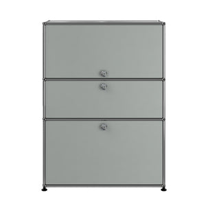 USM Bureau with Drawer | Light Grey Lacquer Panels