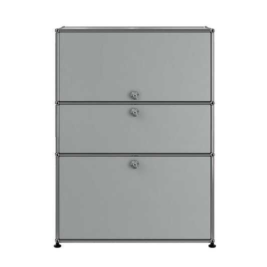 USM Bureau with Drawer | Light Grey Lacquer Panels