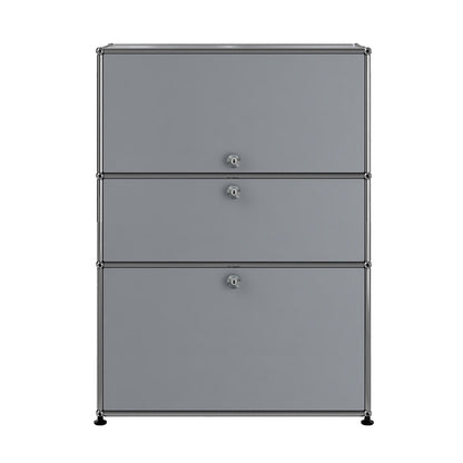 USM Bureau with Drawer | Light Grey Lacquer Panels